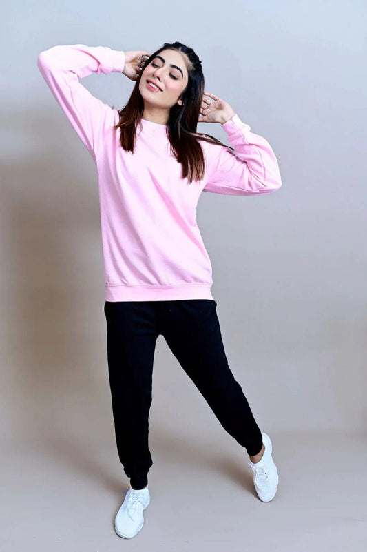 Unisex Winter Basic Sweatshirt . Pink
