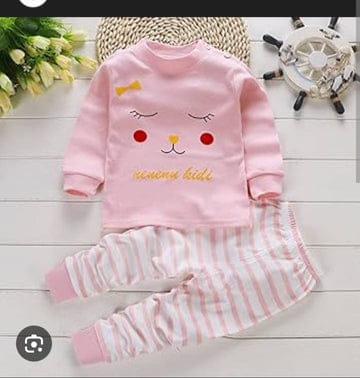 Pink Eyes Printed Kids Winter Suit ( Each )