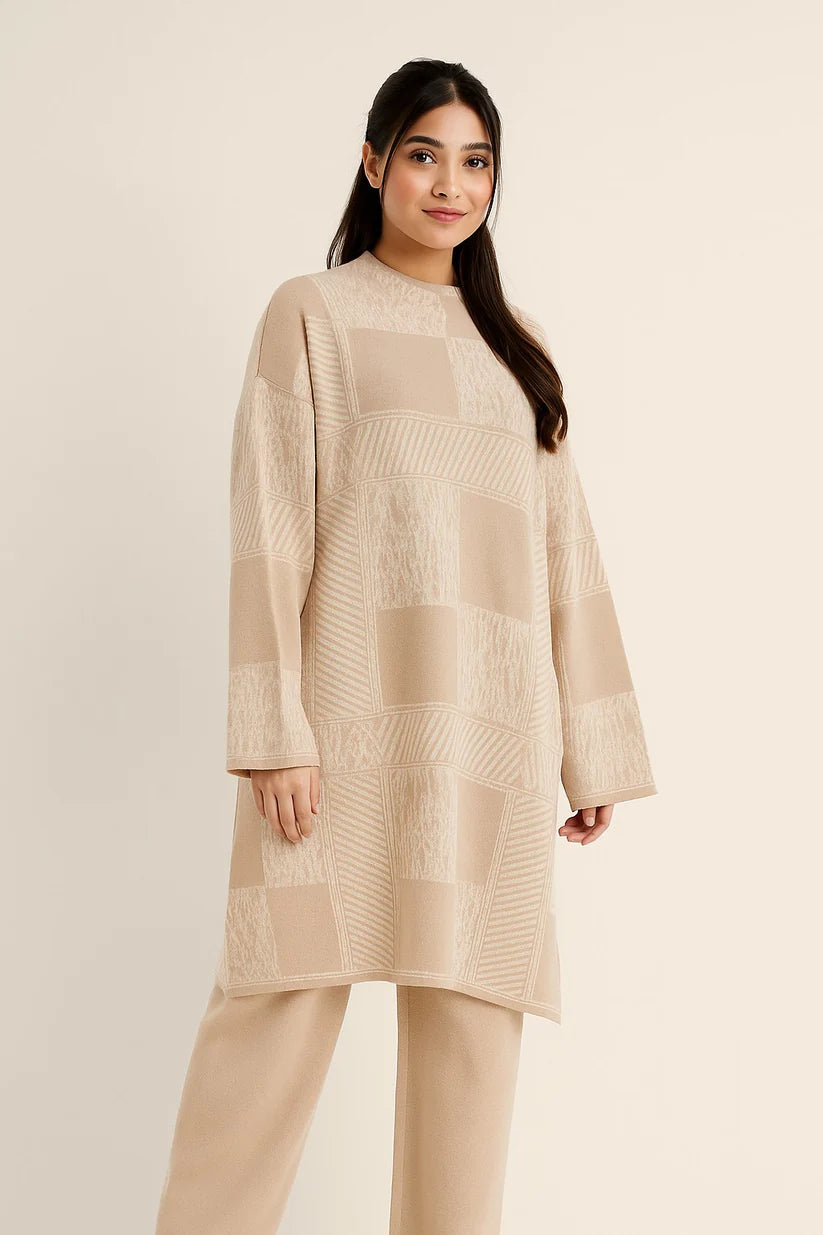 Lavender Patchwork Winter Track Suit..