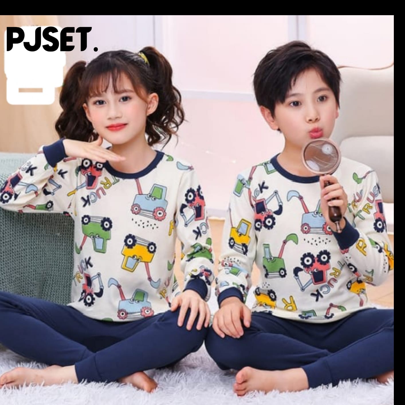 Cartoon Full Sleeve Kids Suit (Each)