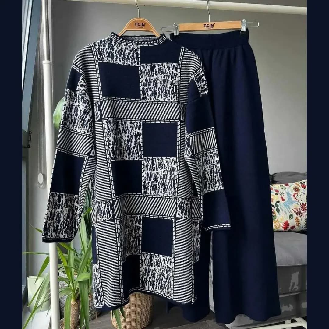 Lavender Patchwork Winter Track Suit..