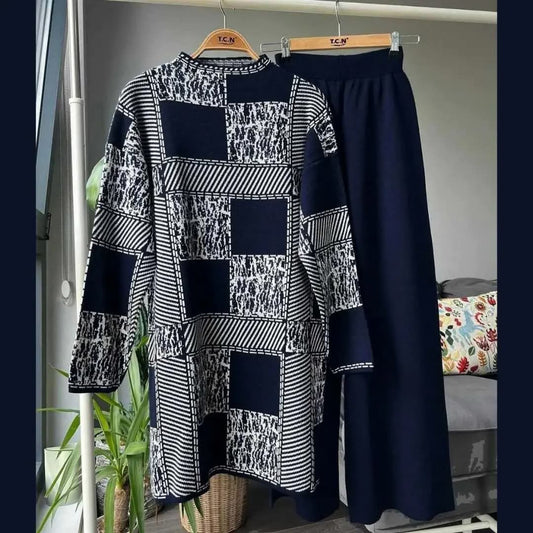 Lavender Patchwork Winter Track Suit..