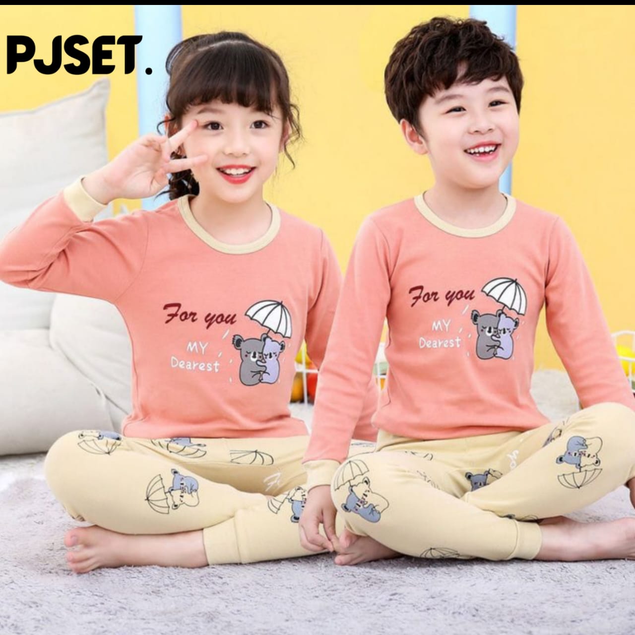 Cartoon Full Sleeve Kids Suit (Each)