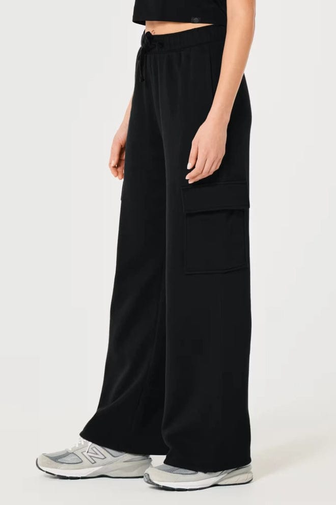 Women's Cargo High Waisted Wide Leg Athletic Trouser