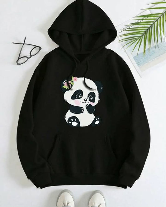 Women Stylish Cartoon Print Hoodie...
