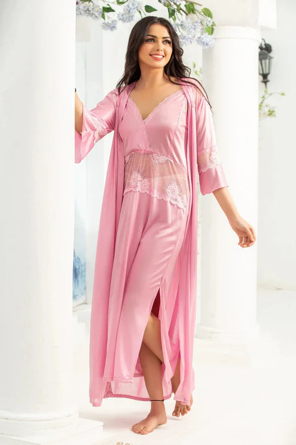 Honeymoon Whisper Nighty Pink