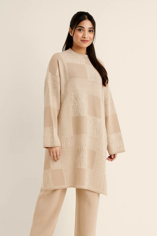 Lavender Patchwork Winter Track Suit..